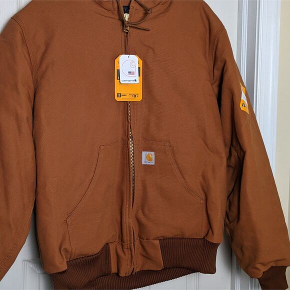 Carhartt J140 Brown Jacket NWT | Streetwear Workwear Skatewear Utility Jacket - Picture 3 of 12